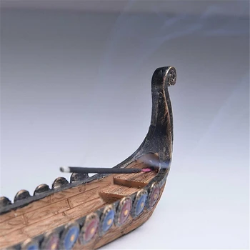 Retro Smilkalų Degiklis Tradicinių Vikingai Ranka Raižyti Dragon Boat Smilkalų Lazdelės Laikiklis Namų Dekoro