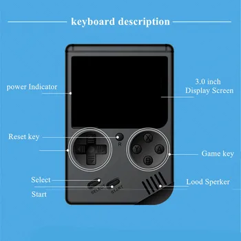 Retro Žaidimų Konsolės 8 Bitų Mini Pocket Kišeninių Žaidimų Žaidėjas Built-in 168 Klasikiniai Žaidimai-Geriausia Dovana Vaikui Nostalgiškas Player