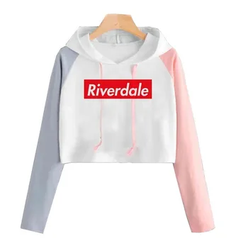Riverdale Hoodie Palaidinės Pietų Pusėje Žalčių Streetwear Viršūnių Pavasario Hoodies Moterų Gobtuvu Harajuku Rudens Žiemos Palaidinukė