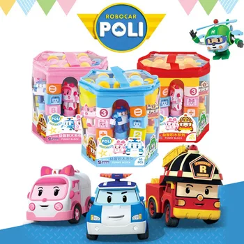 Robocar Poli Originali Blokai Deformuoti policijos automobilį korėjos animacija vaikams, Žaislai Robotas Transformacijos Žaislai Vaikams dovanos