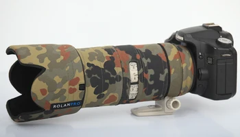 ROLANPRO Vandeniui Objektyvas Kamufliažas Kailis Lietaus Canon EF 70-200mm F2.8 L III USM, Ginklus, Apsaugos Atveju Rankovės DSLR