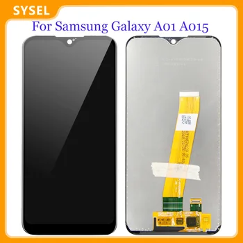 Samsung Galaxy A01 A015 LCD SM-A015F SM-A015DS LCD Ekranas Jutiklinis Ekranas Asamblėjos A015G A015DS Telefono Ekranas Ekranas