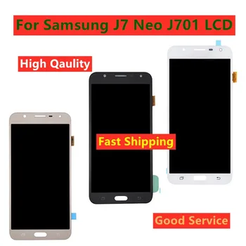 Samsung Galaxy J7 neo J701 J701F J701M J701MT LCD Jutiklinis Ekranas skaitmeninis keitiklis Ekranas Asamblėjos J701 LCD Ekranas Pakeitimo