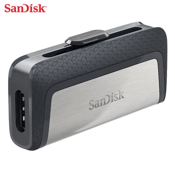 SanDisk Tipas-C USB 3.1 Dviguba sąsaja OTG Pen Diskas 128GB 64GB 32GB 16GB Ultra Dual Drive USB 3.1 Tipas-C Perskaityti Greitis iki 130M/s