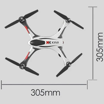 (Sandėlyje ) Originalus XK X350 Su Brushless Variklio 4CH 6 Ašių Giroskopas, 3D 6G Režimu RC Quadcopter XK STUNT X350 Drone