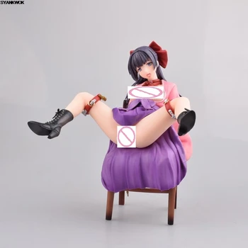 Sexy Anime Gimtoji Kūrėjo Kolekcija Ade-Sugata Nulio Charakterį, Mibu Natuki Viršelio Mergina Kimono Kėdė PVC Veiksmų Skaičius, Žaislai