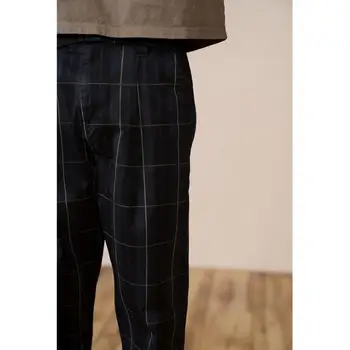 SIMWOOD 2020 m. Rudens Žiemos Naujas Pledas Kelnės Vyrams Prarasti Smailas Kulkšnies Ilgio Kelnės Mados Žymės Plius Dydis Hip-Hop Streetwear