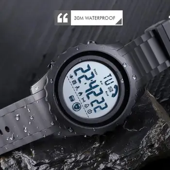SKMEI Vyrų Smart Digital Žiūrėti Kūrybinių Mados Žiūrėti 30M atsparus Vandeniui Bluetooth Žiūrėti montre homme 1626