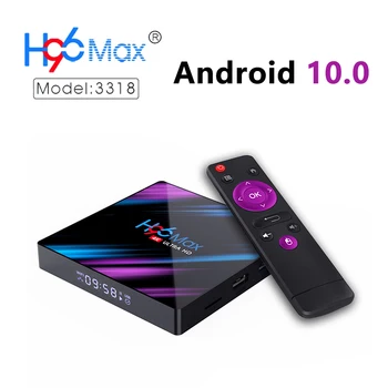 Smart TV Box H96 MAX RK3318 Android 10.0 9 4K 