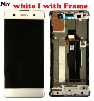 Sony Ekranas LCD Komplett mit Rahmen für Xperia XA F3111 F3112 Schwarz Ersatz