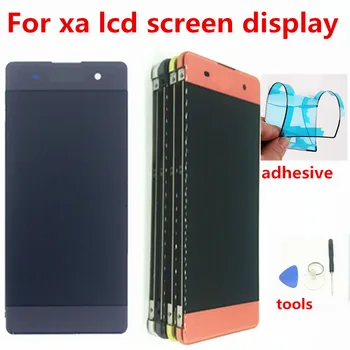 Sony Xperia XA LCD Ekranas Jutiklinis Ekranas skaitmeninis keitiklis komplektuojami Su Rėmo F3111 F3113 F3115 Pakeisti 5.0