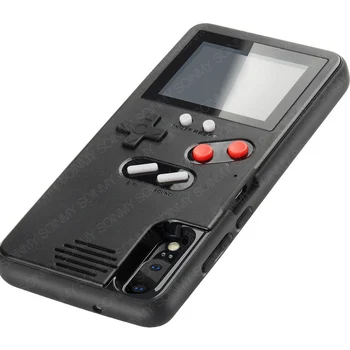 Spalvotas ekranas GameBoy telefoną atveju Huawei 30 Pro Atveju Retro Tetris Žaidimas galinio dangtelio Huawei 30 Nova 3 Coques 36 Žaidimai