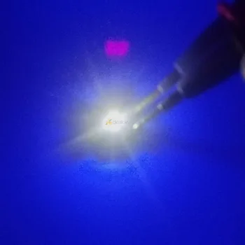 Specialus pasiūlymas 10vnt 3W 3535 UV 365nm Ultravioletinių Violetinė Spalva Didelės Galios LED Šviesos Spinduolis, 8mm/10mm/12mm/kaip 14mm/16mm/20mm PCB