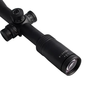 SPINA OPTIKA Taktinis 6-24X50 Optiką taikymo sritis Raudonas Apšvietimas 11 Lygių Ilgo Nuotolio Riflescope Medžioklės