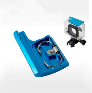 Sporto fotoaparato priedai Aliuminio Lydinio Spyna Galiniai Snap Lock Sagtis Įrašą GoPro Hero 3 4+ Vandeniui Atveju Mount priedai