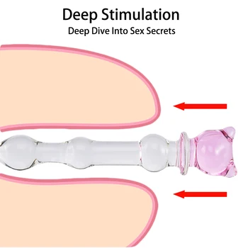 Stiklo butt plug naują atvykimo unisex analinis kaištis, skirtas vyrų, moterų masturbacija sekso įrankiai poros analinis treneris porų sekso žaislai