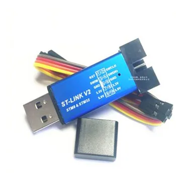 STM Downloader ST-Link V2 Degiklis STM32 STM8 Programuotojas 3.3 V 5V Universalus Darbas Puikus ir Nemokamas Pristatymas
