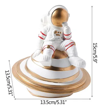 Strongwell Šiuolaikinės Astronautas Statulėlės Astronautas Šiuolaikinio Meno Miniatiūra Modelis Šiaurės Šalių Namų Puošybai Kambario Dekoro Gimtadienio Dovana