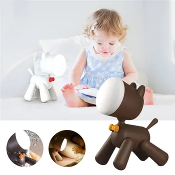 Sukiojamomis Mažylis Formą, Stalo Lempos USB Įkrovimo Kūdikių Miego Naktį Šviesos Namuose Miegamojo Puošmena