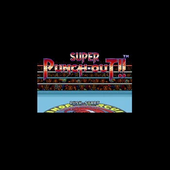 Super Punch-Out!! NTSC Versija, 16 Bitų 46 Pin Didelis, Pilkos spalvos Žaidimo Kortelės JAV Žaidėjų