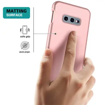 SURITCH Samsung Galaxy S10e S9 plus Atveju 360 Apsaugos Silikoninis Galinio Dangtelio su integruota Screen Protector for Samsung S9
