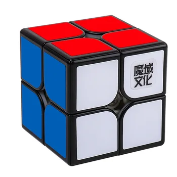 Surwish MoYu YJ8205 WeiPo WR M 2x2 Magnetinio Versija Magic Cube Naujas 2020 - Ryškus /Juoda
