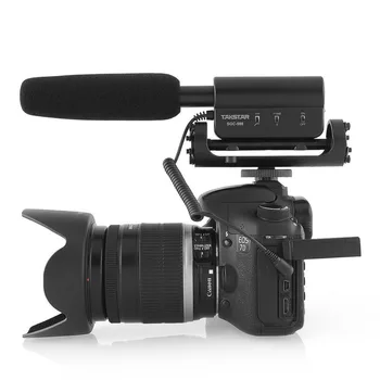 Takstar strateginių prekių komisija-598 Fotografijos, Interviu, Karabinai MIC Mikrofonas Nikon Canon DSLR Fotoaparato DV vaizdo Kamera už Vloggers/Videomaker
