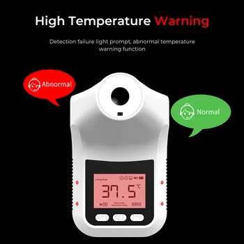 Temperatūros jutiklis skaitmeninis automatinis temperatūros pripažinimo karščiavimas aptikimo Infraraudonųjų spindulių alarme temperatūros jutiklio termometras