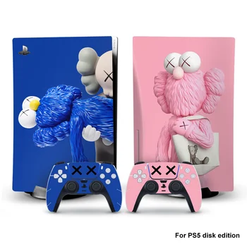 Tendencija PS5 Standartinio Disko Leidimas Odos Lipdukas, Decal Padengti 5 PlayStation Konsolės & Valdytojas PS5 Odos, Vinilo Įklijos