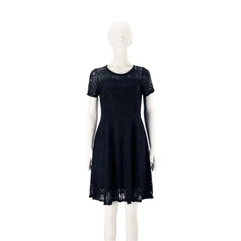 TEXIWAS Moterų Nėrinių Suknelė S-5XL Plius Dydis Moterų Vintage Drabužių trumpomis Rankovėmis Šalis 4 Spalvų Mini Suknelė 2018 Gėlių Nėrinių Suknelės