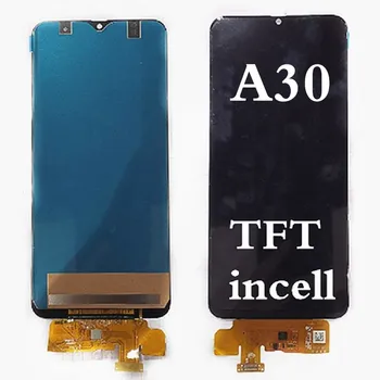 TFT LCD Samsung A20 A205 A30 LCD Ekranas Jutiklinis Ekranas skaitmeninis keitiklis Surinkimo Samsung A50 A50s A70 Ekrano A30s +Rėmelį