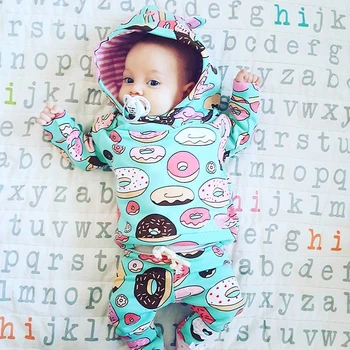 TinyPeople Kūdikių Berniukų Drabužiai Rudens-žiemos Tinka madinga Baby Girl Gobtuvu Sporto drabužiai, naujagimio Rinkinius, vaikas, kūdikis 2-piece