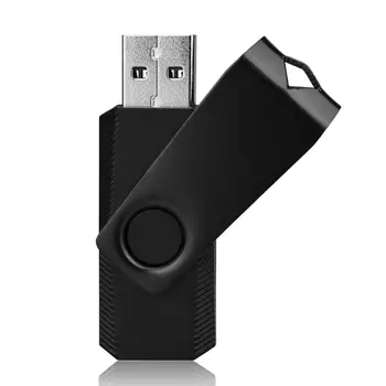 TOPESEL 5 Pak, USB 2.0 Flash Drive, Memory Stick Nykščio Diskai Zip Ratai Jumpdrive, Juoda