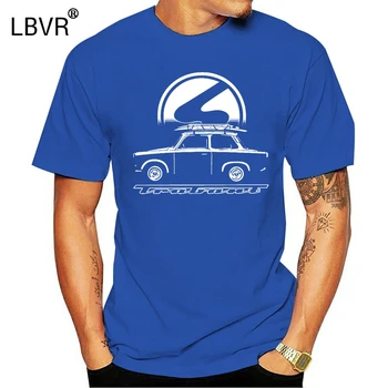 Trabant Automobilį Ifa Ddr Ostkult Automobilio Logotipas Kempingas T-Shirt 2020 Naujas Vasaros Vyrų Mados 80S T Shirts