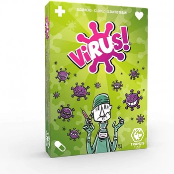 Tranjis Žaidimai - Virusas! -Kortų žaidimas-labai užkrečiantis žaidimas. Ispanų kalba. + 8 metų