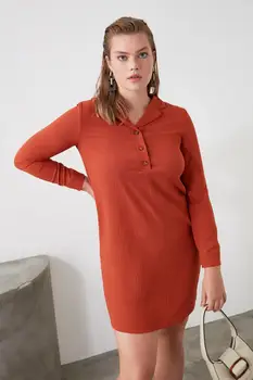 Trendyol Marškinių Apykaklės Suknelė TWOAW21EL0163