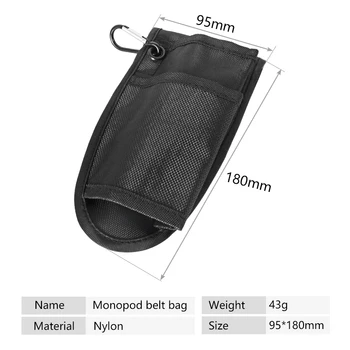Trikojo monopodzie maišelį profesinės monopodzie foto stick mini maišelis lengvas nailono kamera monopodzie mount support maišelį accessoriew
