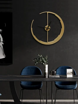 Tylus, Prabangus Sieninis Laikrodis Šiaurės Modernus Dizainas Kambarį Paprastas Dailės Sieninis Laikrodis Kūrybos Relogio De Parede Namų Dekoro DL50WC