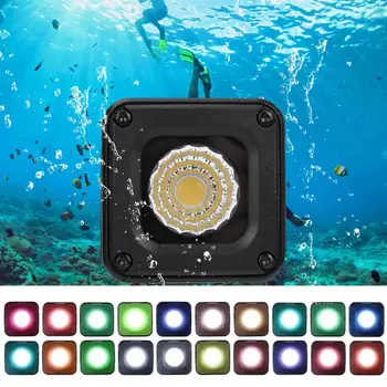 Ulanzi Mini LED Šviesos Vaizdo Kamera, Šviesos IP67 10M L1 Pro Vandeniui 10M integruota Ličio Baterija 5500K Fotografijos Apšvietimas