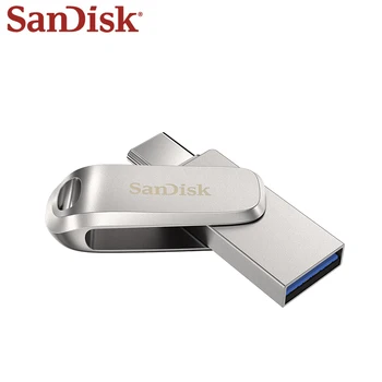 USB 3.1 Sandisk SDDDC4 USB Flash Drive Type-C 32GB 64GB 128GB Didelės Spartos OTG Pendrive 256 GB 512 GB DC4 USB Stick, Memory Stick