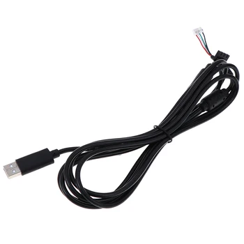 USB 4Pin Line Cord Laidas+ Atsiskyrusių Adapteris 2,5 m Pakeitimo USB Įkrovimo Kabelis Laido Adapteris Tinka Laidinio Valdytojas
