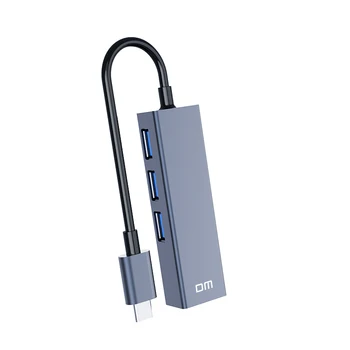 USB C prie Eterneto Adapteris su C Tipo CHB002 HUB 3 jungtys RJ45 Tinklo Korta Lan Adapteris, skirtas Macbook USB-C Tipo C Ethernet