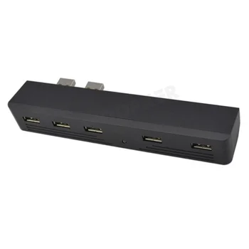 USB Hub 5 Uostuose, Playstation3 PS3 Slim Adapteris 2-5 Konverteris Didelės Spartos