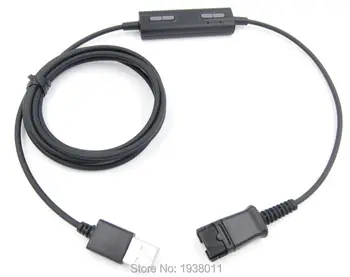 USB Kištukas, Rankinėms Ausines nešiojamas kompiuteris,PC,kompiuteriu, Skambučių Centro Triukšmas Atšaukimas Ausinės Su Reguliuojamu Mikrofonu, garso išjungimas garso Valdymas