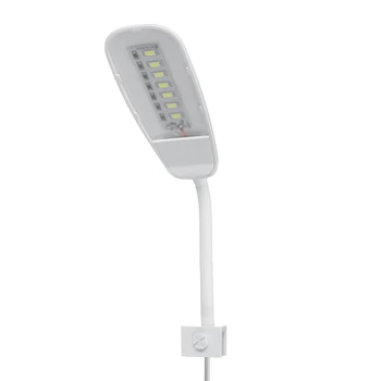 USB LED Šviesos Akvariumas Apšvietimas Lanksčios Rankos Clip-on Žuvų Bakas, Lempos 360° Pasukti Touch Jungiklis 6MM 20-40CM Bakas kintamoji srovė 220-240V