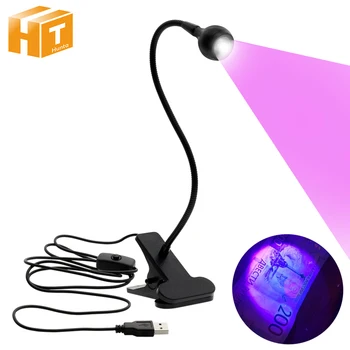 UV LED Įrašą Lempa USB Maitinimo Pinigų Aptikti Šviesos Skorpionas UV ultravioletiniai Šviesos Augintinio Šlapimo Dėmes Detektorių.