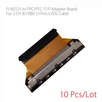 Už 2ch 8 bitų 10bit 51pins FI-RE51S, kad PFC FFC 51Pin lankstus plokščias kabelis Adapteris Valdybos Keitiklio Jungtis lcd led valdiklis