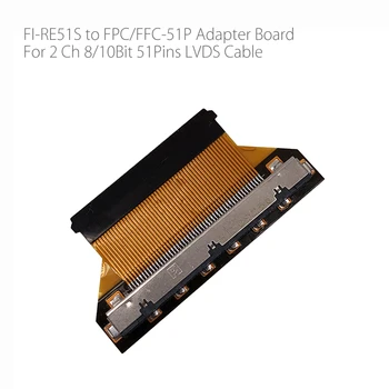 Už 2ch 8 bitų 10bit 51pins FI-RE51S, kad PFC FFC 51Pin lankstus plokščias kabelis Adapteris Valdybos Keitiklio Jungtis lcd led valdiklis