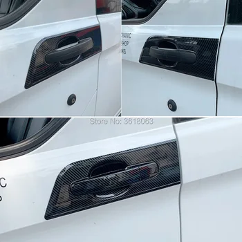 Už Ford Transit 2017 m. 2018 m. 2019 M. Išorės Durų Rankena Dubenėlį, Padengti saugotojas Lipdukus Apdaila, ABS Chrome 