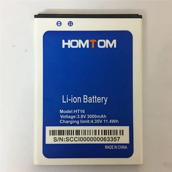 Už HOMTOM HT16 Baterija Originalus Pakeitimo 3000mAh, li-ion atsarginę Bateriją HOMTOM HT16 Pro Išmanųjį telefoną